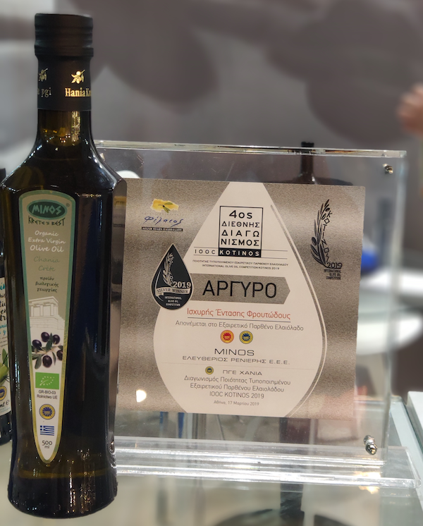 Renieris oliwa extra virgin Minos PGI Chania 500ml BIO – zdjęcie 3
