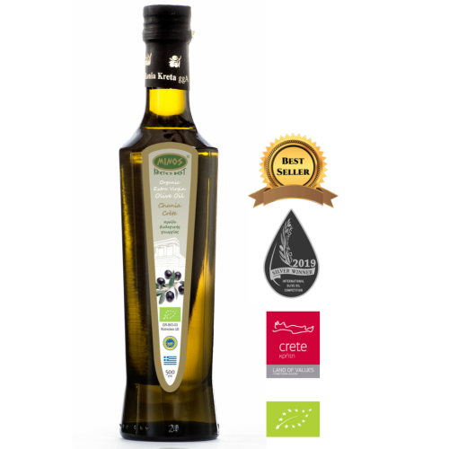 Renieris oliwa extra virgin Minos PGI Chania 500ml BIO – zdjęcie 4