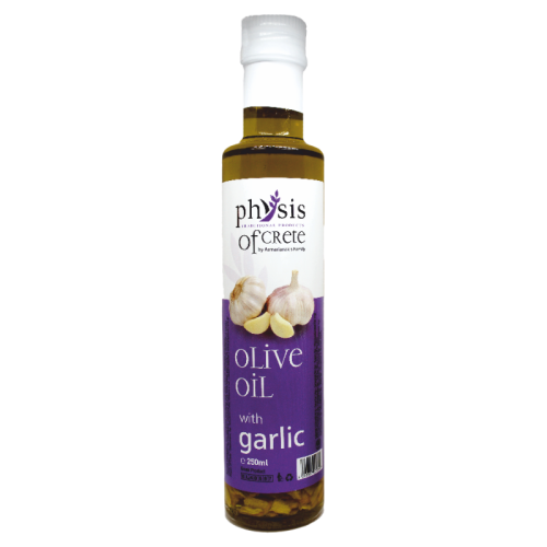 Physis of Crete oliwa extra virgin z czosnkiem 250ml