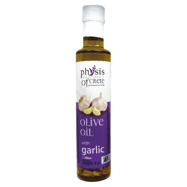Physis of Crete oliwa extra virgin z czosnkiem 250ml