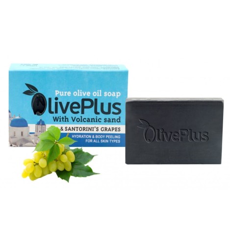 Oliveplus mydło  oliwkowe z pyłem wulkanicznym i ekstraktem z winogron 100g