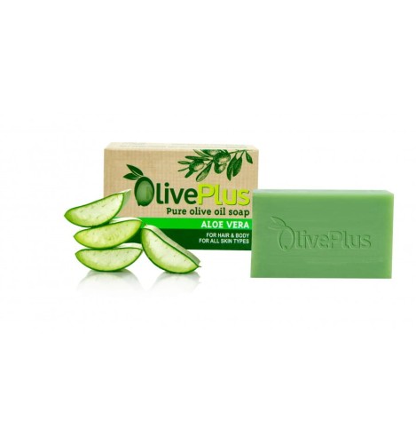 Oliveplus mydło  oliwkowe - aloes 100g