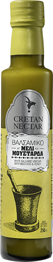 Cretan Nectar Winny ocet balsamiczny z miodem i musztardą 250ml