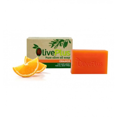 Oliveplus mydło  oliwkowe - pomarańcza 100g