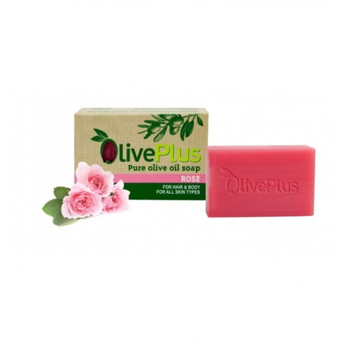 Oliveplus mydło  oliwkowe - róża 100g