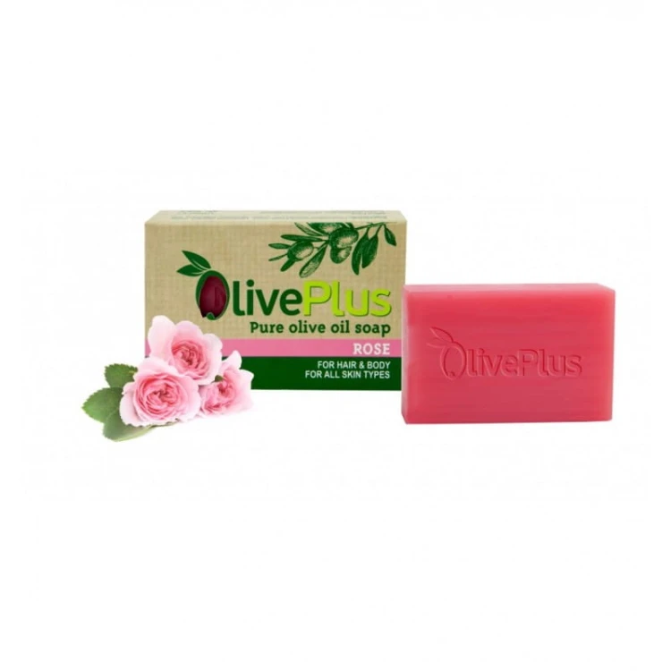 Oliveplus mydło oliwkowe - róża 100g