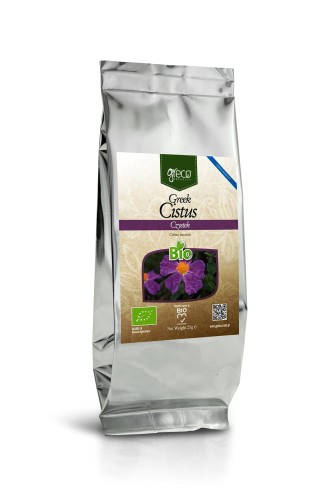 Greco czystek (cistus incannus) 25g BIO – zdjęcie 2