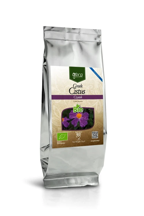 Greco czystek (cistus incannus) 25g BIO – zdjęcie 2