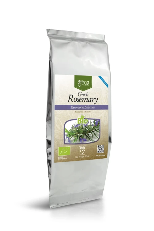 Greco rozmaryn (rosmarinus officinalis) 35g BIO – zdjęcie 2