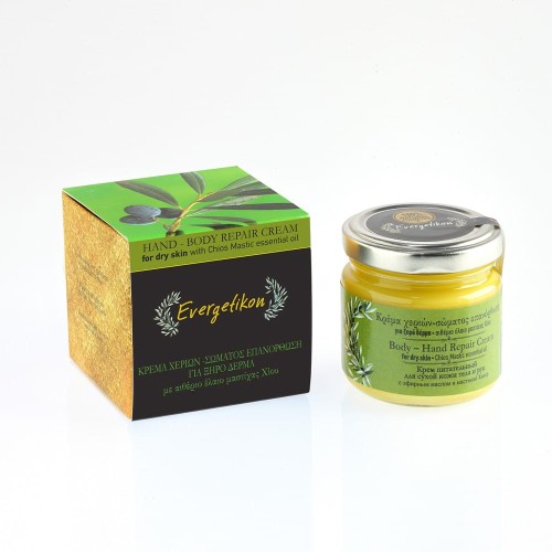 Krem regenerujący do ciała i do rąk z olejkiem z mastyksu (mastiha) 100ml