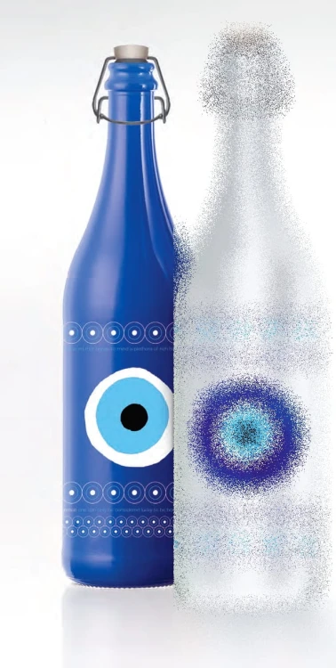 Kedima Butelka niebieska 1180ml mati