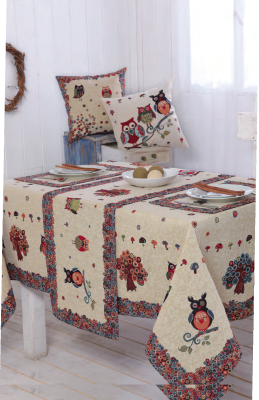 Bieżnik sowy 45x140cm