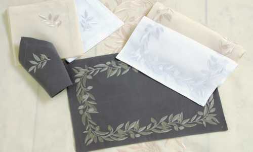 Podkładka pod talerze biała 33x48cm