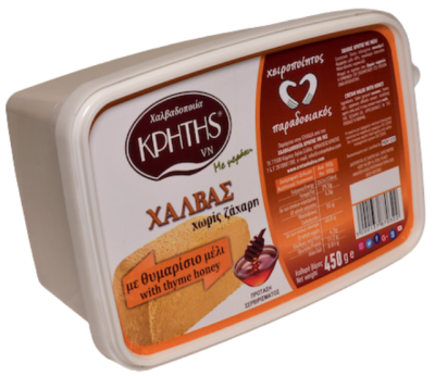 Cretan Halva chałwa z Krety z miodem tymiankowym (40%) 450g