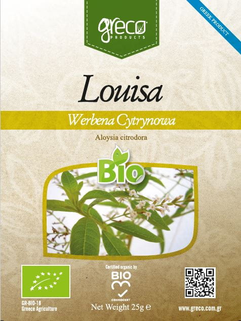 Greco werbena cytrynowa (Aloysia citrodora) 25g BIO – zdjęcie 3