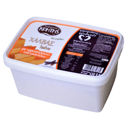 Cretan Halva chałwa z Krety z miodem karobowym 450g