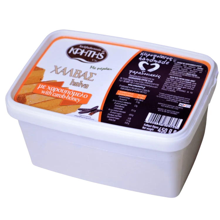 Cretan Halva chałwa z Krety z miodem karobowym 450g