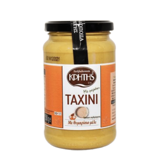 Cretan Halva pasta sezamowa (tahini) z miodem tymiankowym 350g