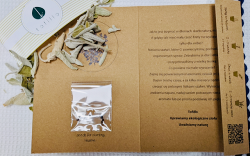 Nasiona szałwii kreteńskiej do wysiewu domowego