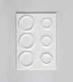 Fara talerzyk do degustacji oliwy LUNA 3x 35x26cm