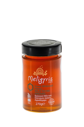 Meligyris miód z Krety zestaw dziki górski tymianek i szałwia 2x270g BIO – zdjęcie 2