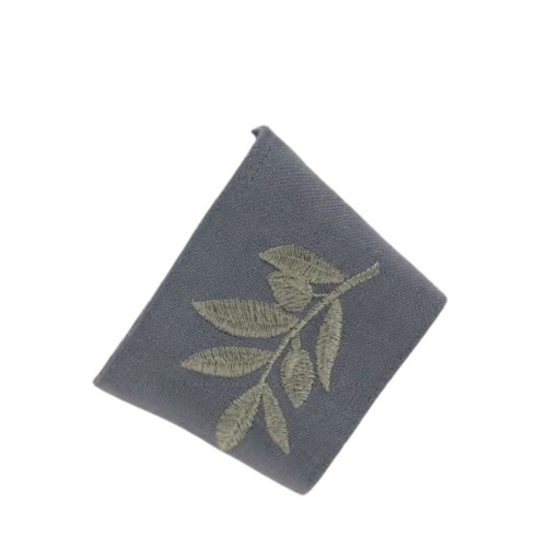 Opaska z rzepem na sztućce/serwetę szara