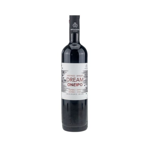 Pnevmatikakis wino czerwone półsłodkie z Krety Dream (Romeiko & Syriah) 750ml