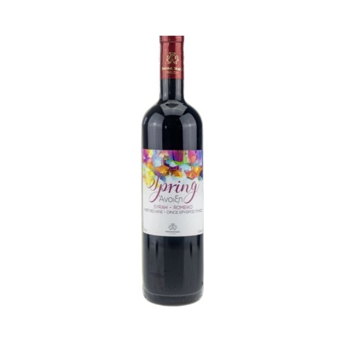 Pnevmatikakis wino czerwone słodkie z Krety Spring (Syrah & Romeiko) 750ml