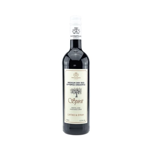 Pnevmatikakis wino czerwone półwytrawne z Krety Spirit (Liatiko & Syrah) 750ml
