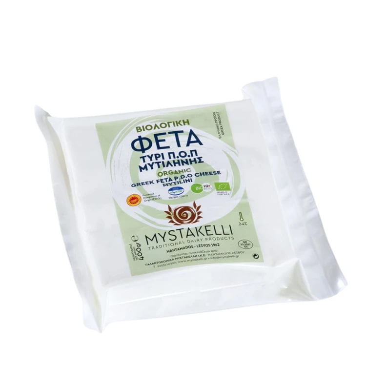 Mystakelli Ser Feta Mitilini Lesvos vacum 150g BIO