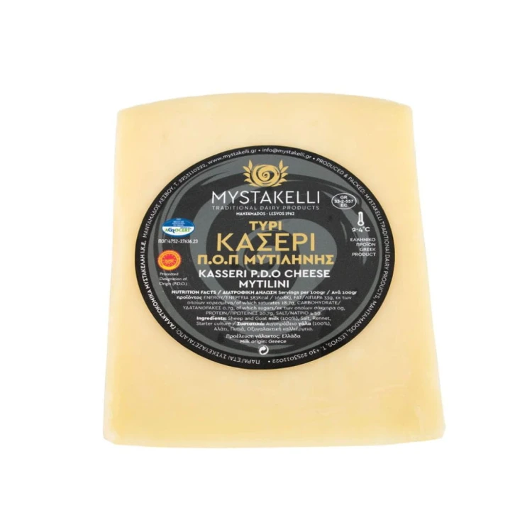 Mystakelli Ser Kasseri P.D.O Mytilini Lesvos 250g BIO