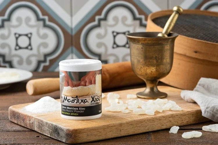 Mastyks z Chios (mastiha) -w proszku 50g PDO – zdjęcie 3