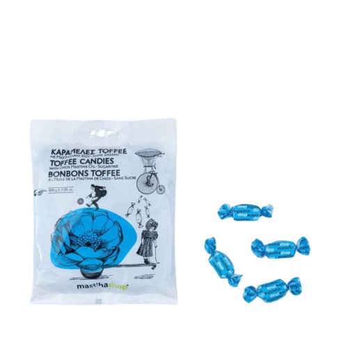 Cukierki Toffi z mastyksem (mastiha) bez cukru 200g