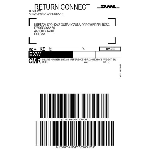 DHL GR-PL Paczka do 3 kg (Drop Off / Punkty Partnerskie) – zdjęcie 2