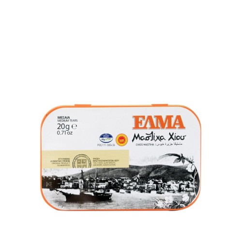 Mastyks z Chios (mastiha) - żywica 20g (M) PDO metalbox