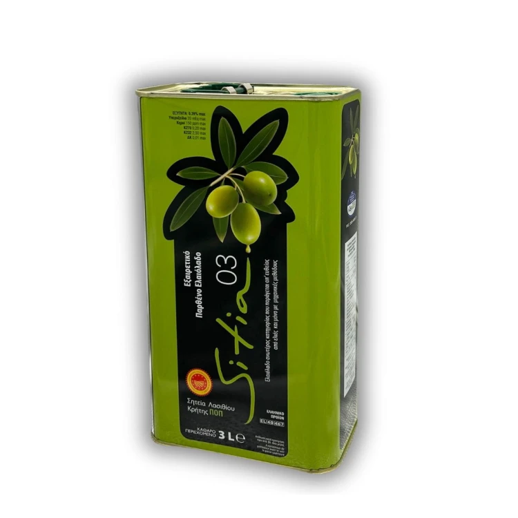 Terra Zakros oliwa extra virgin PDO Sitia 3L