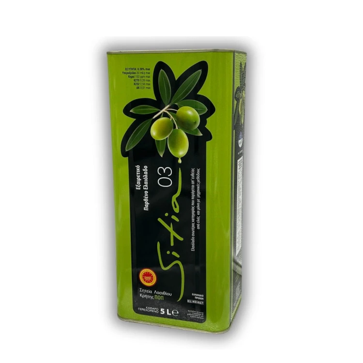 Terra Zakros oliwa extra virgin PDO Sitia 5L