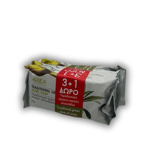 ABEA Zielone mydło oliwkowe zestaw 3+1szt 500g – zdjęcie 2