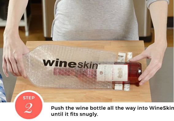 WineSkin® oryginalne opakowanie wysyłkowe do wina lub oliwy max 750ml – zdjęcie 4