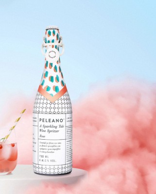 Greckie wino musujące Peleano Spritzer Rose 6% Alc 750ml