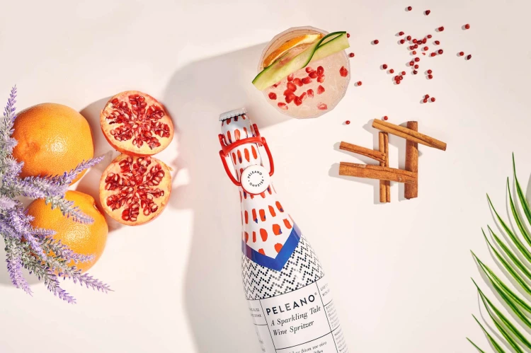 Greckie wino musujące Peleano Spritzer Lime 6% Alc 750ml – zdjęcie 7