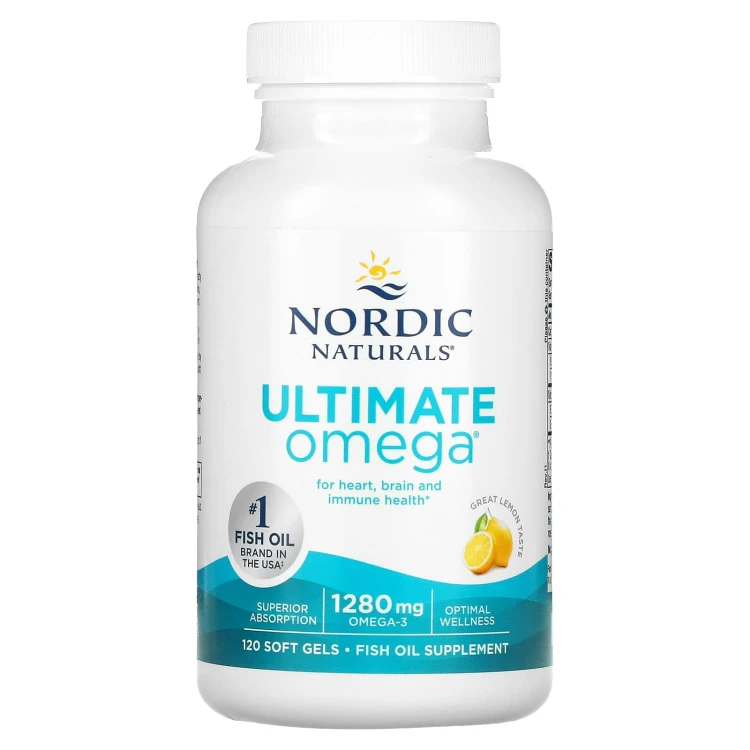 Nordic Naturals Ultimate Omega 1280 mg cytryna 120 kapsułek – zdjęcie 3