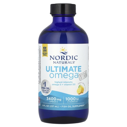 Nordic Naturals Ultimate Omega Xtra, 3400 mg Cytryna 237 ml