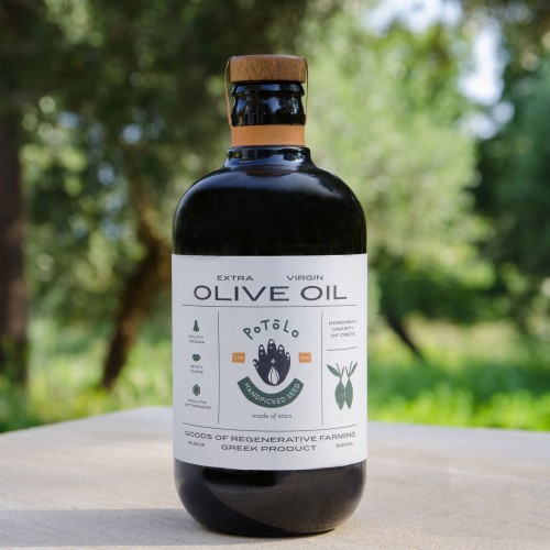 Potolo oliwa extra virgin Kissamos (rolnictwo regeneratywne) 500ml BIO – zdjęcie 5