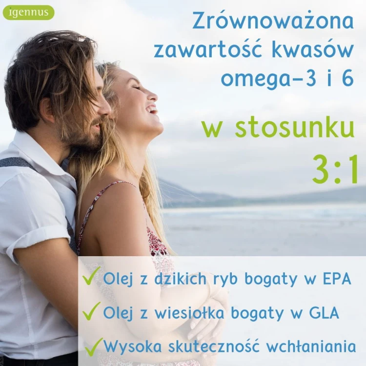 Igennus Pharmepa COMPLETE Omega 3 EPA/DHA 1000 mg 60 kaps – zdjęcie 4