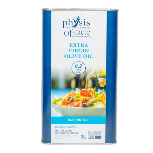 Physis of Crete oliwa extra virgin łagodna do sałatek 3l