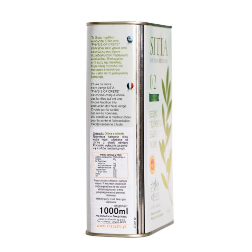 Physis of Crete oliwa extra virgin 0.2 PDO Sitia 1l – zdjęcie 3