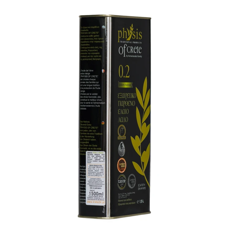 Physis of Crete oliwa extra virgin 0.2 1500ml – zdjęcie 3