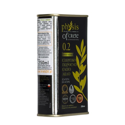 Physis of Crete oliwa extra virgin 0.2 250ml – zdjęcie 3
