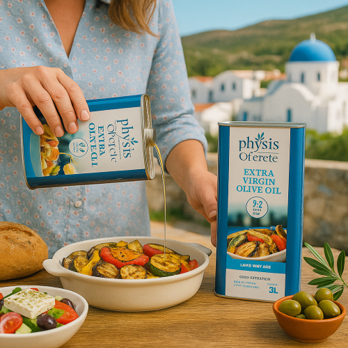 Physis of Crete oliwa extra virgin łagodna do sałatek 3l – zdjęcie 4